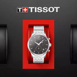  Shop Authentic Tissot T Classic Tradition Chronograph Black Dial Silver Steel Strap Watch For Men - T063.617.11.067.00 - Luxxuri