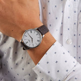  Shop Authentic Tissot T Classic Tradition 5.5 Quartz White Dial Brown Leather Strap Watch For Men - T063.409.16.018.00 - Luxxuri