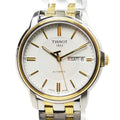 Tissot T Classic Automatics III White Dial Two Tone Steel Strap Watch For Men - T065.430.22.031.00