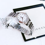  Shop Authentic Tissot T Classic Carson Automatic White Dial Silver Steel Strap Watch For Women - T085.207.11.011.00 - Luxxuri