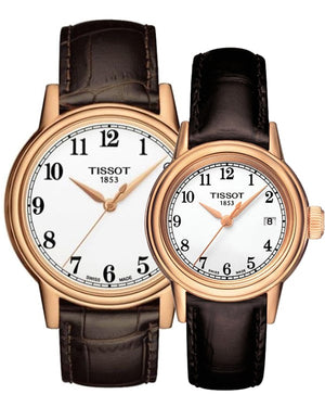  Shop Authentic Tissot T Classic Carson Quartz White Dial Brown Leather Strap Watch for Men - T085.410.36.012.00 - Luxxuri