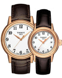  Shop Authentic Tissot T Classic Carson Quartz White Dial Brown Leather Strap Watch for Men - T085.410.36.012.00 - Luxxuri