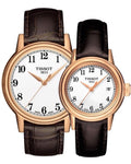 Shop Authentic Tissot Carson White Dial Brown Leather Strap Watch For Women - T085.210.36.012.00 - Luxxuri
