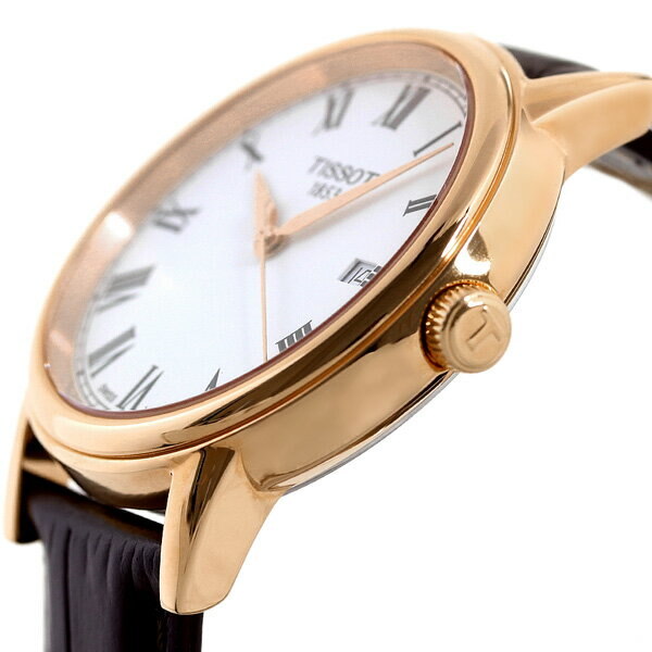  Shop Authentic Tissot T Classic Carson White Dial Brown Leather Strap Watch For Men - T085.410.36.013.00 - Luxxuri