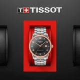  Shop Authentic Tissot T Classic Luxury Powermatic 80 Black Dial Silver Steel Strap Watch For Men - T086.407.22.067.00 - Luxxuri