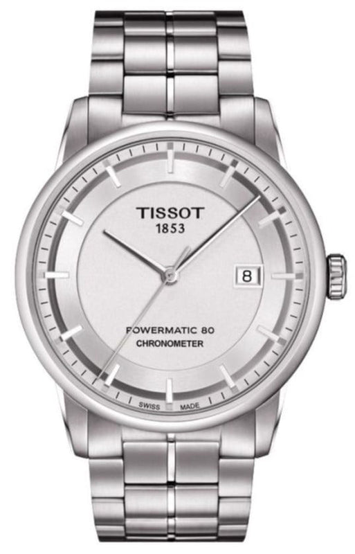  Shop Authentic Tissot Luxury Powermatic 80 Silver Dial Silver Steel Strap Watch For Men - T086.408.11.031.00 - Luxxuri