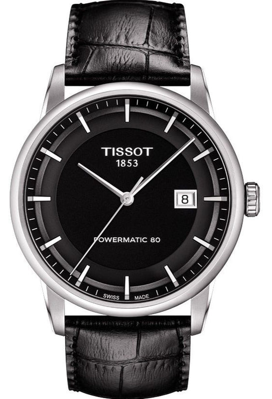  Shop Authentic Tissot T Classic Luxury Black Dial Black Leather Strap Watch For Men - T086.407.16.051.00 - Luxxuri