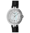  Shop Authentic Tissot T Lady Flamingo Mother of Pearl White Dial Black Leather Strap Watch for Women - T094.210.16.111.00 - Luxxuri