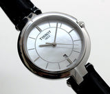  Shop Authentic Tissot T Lady Flamingo Mother of Pearl White Dial Black Leather Strap Watch for Women - T094.210.16.111.00 - Luxxuri