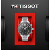 Shop Authentic Tissot Quickster Chronograph Black Dial Silver Steel Strap Watch For Men - T095.417.11.067.00 - Luxxuri