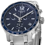  Shop Authentic Tissot Quickster Chronograph Blue Dial Watch For Men - T095.417.11.047.00 - Luxxuri