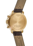  Shop Authentic Tissot Quickster Chronograph 42mm White Dial Brown Leather Strap Watch For Men - T095.417.36.037.00 - Luxxuri