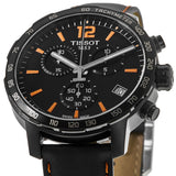  Shop Authentic Tissot Quickster Chronograph Black Dial Watch For Men - T095.417.36.057.00 - Luxxuri