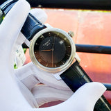  Shop Authentic Tissot T Classic Bridgeport Black Dial Black Leather Strap Watch For Men - T097.410.16.058.00 - Luxxuri