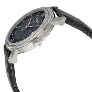  Shop Authentic Tissot T Classic Bridgeport Black Dial Black Leather Strap Watch For Women - T097.010.16.058.00 - Luxxuri