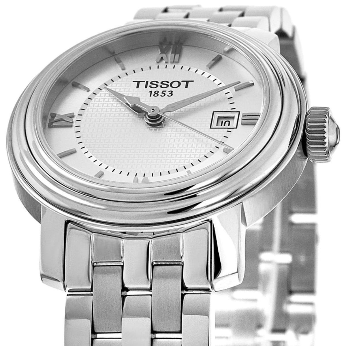  Shop Authentic Tissot T Classic Bridgeport Lady Quartz Stainless Steel Watch For Women - T097.010.11.038.00 - Luxxuri