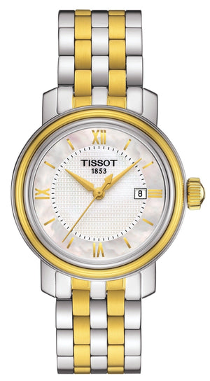  Shop Authentic Tissot T Classic Bridgeport Silver Dial Two Tone Mesh Bracelet Watch For Men - T097.410.22.038.00 - Luxxuri