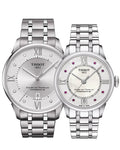  Shop Authentic Tissot Chemin Des Tourelles Powermatic 80 Rubies Mother of Pearl Dial Silver Steel Strap Watch For Women - T099.207.11.113.00 - Luxxuri