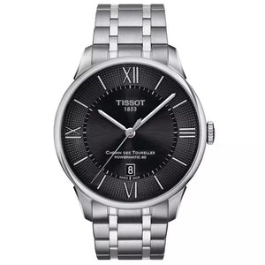  Shop Authentic Tissot Chemin Des Tourelles Powermatic 80 Black Dial Silver Steel Strap Watch For Men - T099.407.11.058.00 - Luxxuri