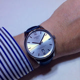  Shop Authentic Tissot Chemin Des Tourelles Powermatic 80 Silver Dial Black Leather Strap Watch For Men - T099.407.16.037.00 - Luxxuri