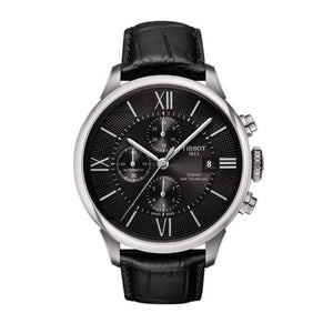  Shop Authentic Tissot T Classic Chemin Des Tourelles Chronograph Black Dial Black Leather Strap Watch For Men - T099.427.16.058.00 - Luxxuri