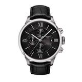  Shop Authentic Tissot T Classic Chemin Des Tourelles Chronograph Black Dial Black Leather Strap Watch For Men - T099.427.16.058.00 - Luxxuri