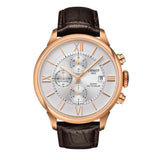  Shop Authentic Tissot Des Tourelles Chronograph Silver Dial Brown Leather Strap Watch For Men - T099.427.36.038.00 - Luxxuri