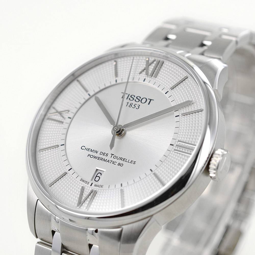  Shop Authentic Tissot Chemin Des Tourelles Powermatic 80 Silver Dial Silver Steel Strap Watch For Men - T099.407.11.038.00 - Luxxuri