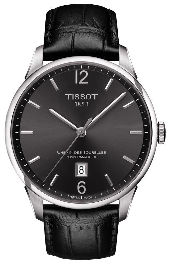  Shop Authentic Tissot Chemin Des Tourelles Powermatic 80 Black Dial Black Leather Strap Watch For Men - T099.407.16.447.00 - Luxxuri