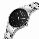  Shop Authentic Calvin Klein Simplicity Black Dial Silver Steel Strap Watch for Women - K4323130 - Luxxuri
