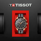  Shop Authentic Tissot PRS 516 Chronograph Black Dial Black Leather Strap Watch For Men - T100.417.36.051.00 - Luxxuri