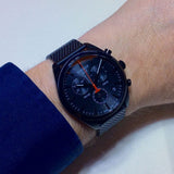  Shop Authentic Tissot T Classic PR 100 Chronograph Black Dial Black Mesh Bracelet Watch For Men - T101.417.33.051.00 - Luxxuri