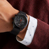  Shop Authentic Tissot T Classic PR 100 Chronograph Black Dial Black Mesh Bracelet Watch For Men - T101.417.33.051.00 - Luxxuri