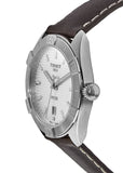  Shop Authentic Tissot PR 100 Sport Silver Dial Brown Leather Strap Watch For Men - T101.610.16.031.00 - Luxxuri