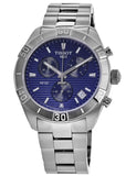  Shop Authentic Tissot PR 100 Sport Quartz Chronograph Blue Dial Silver Steel Strap Watch For Men - T101.617.11.041.00 - Luxxuri