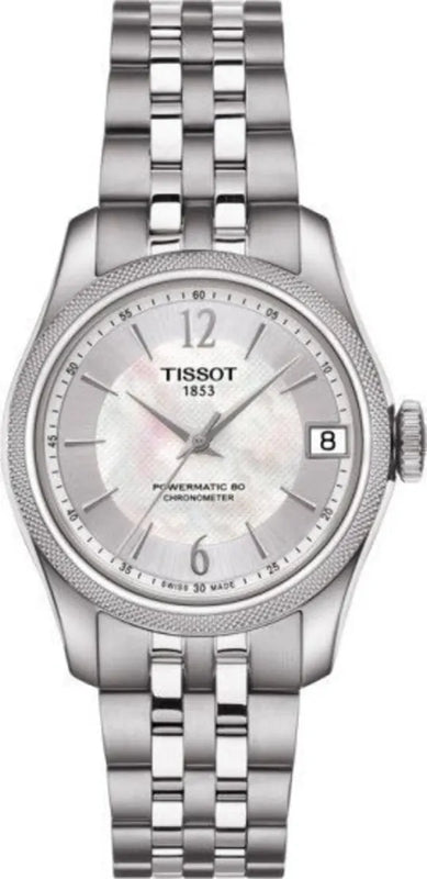  Shop Authentic Tissot Ballade Powermatic 80 Automatic Mother of Pearl Dial Silver Steel Strap Watch For Women - T108.208.11.117.00 - Luxxuri