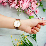  Shop Authentic Tissot Everytime Desire Small White Dial Maroon Leather Strap Watch For Women - T109.210.36.031.00 - Luxxuri