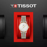  Shop Authentic Tissot T Classic Everytime Small White Dial Two Tone Mesh Bracelet Watch For Women - T109.210.22.031.00 - Luxxuri