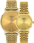 Shop Authentic Tissot T Classic Everytime Medium Gold Dial Gold Mesh Bracelet Watch For Men - T109.410.33.021.00 - Luxxuri