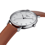  Shop Authentic Tissot T Classic Everytime Large White Dial Brown Leather Strap Watch For Men - T109.610.16.037.00 - Luxxuri