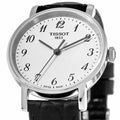  Shop Authentic Tissot Everytime Small White Dial Black Leather Strap Watch For Women - T109.210.16.032.00 - Luxxuri