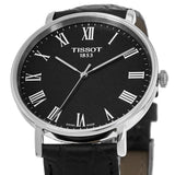  Shop Authentic Tissot Everytime Medium Black Dial Black Leather Strap Watch For Men - T109.410.16.053.00 - Luxxuri