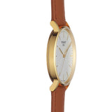  Shop Authentic Tissot T Classic Everytime White Dial Brown Leather Strap Watch For Men - T109.410.36.031.00 - Luxxuri