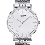  Shop Authentic Tissot T Classic Everytime Large White Dial Silver Steel Strap Watch for Men - T109.610.11.031.00 - Luxxuri