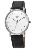  Shop Authentic Tissot T Classic Everytime Large White Dial Black Leather Strap Watch For Men - T109.610.16.031.00 - Luxxuri