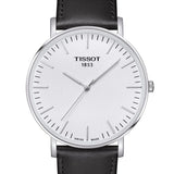  Shop Authentic Tissot T Classic Everytime Large White Dial Black Leather Strap Watch For Men - T109.610.16.031.00 - Luxxuri
