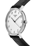  Shop Authentic Tissot Everytime Large White Dial Black Leather Strap Watch For Men - T109.610.16.032.00 - Luxxuri
