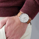  Shop Authentic Tissot T Classic Everytime Large White Dial Brown Leather Strap Watch For Men - T109.610.16.037.00 - Luxxuri