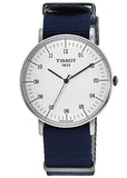  Shop Authentic Tissot T Classic Everytime Large White Dial Blue NATO Strap Watch For Men - T109.610.17.037.00 - Luxxuri