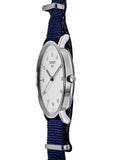  Shop Authentic Tissot T Classic Everytime Large White Dial Blue NATO Strap Watch For Men - T109.610.17.037.00 - Luxxuri